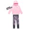 Body Glove Hoodie, Headband and Floral Leggings Set - 3-Piece (For Little Girls)