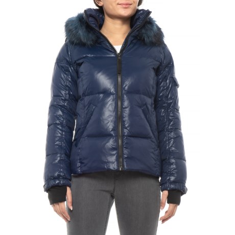 S13/NYC Kylie Puffer Down Jacket - Faux Fur Trim (For Women)