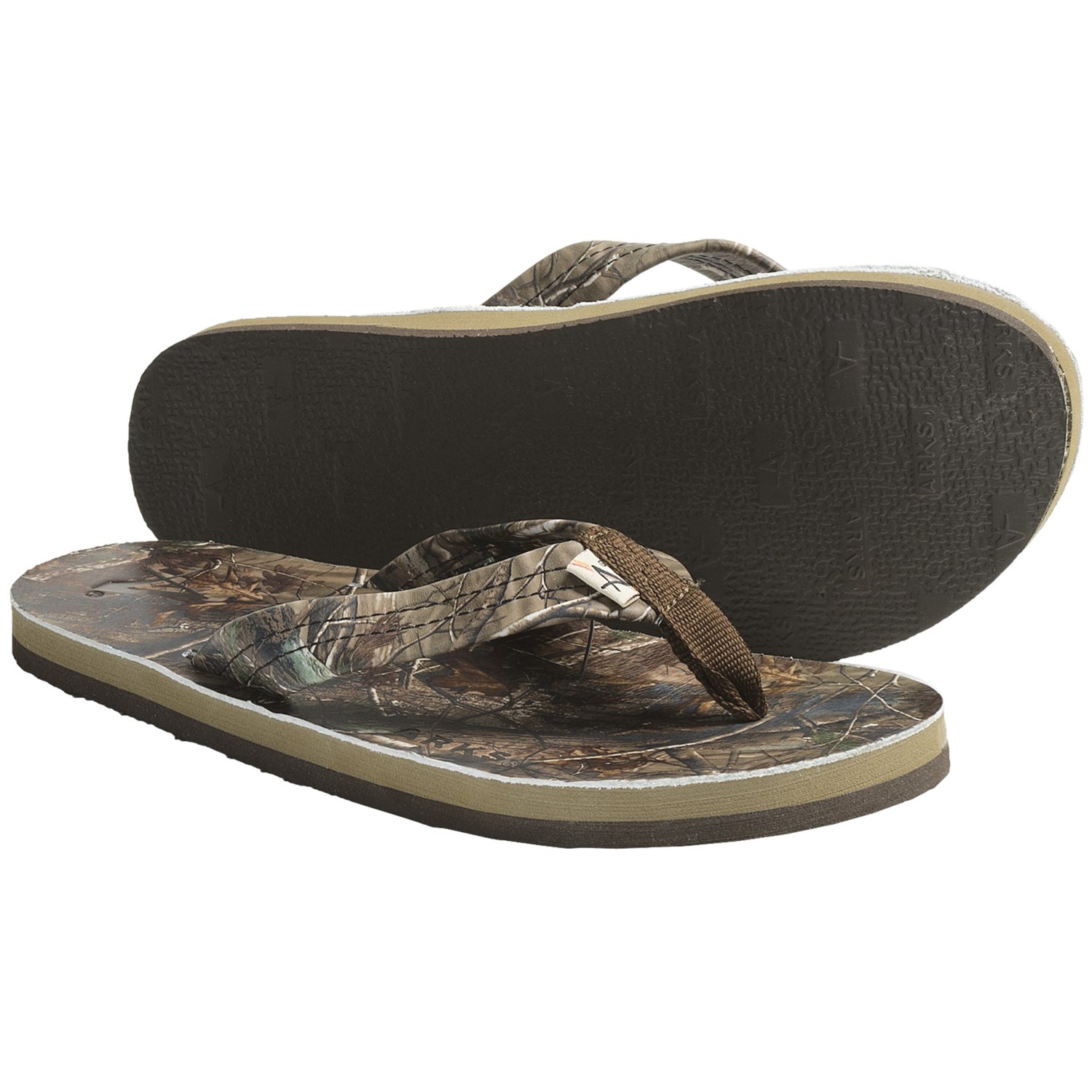 Arks Otudoors Realtree AP® Camo Thong Sandals (For Men) 4755W - Save 55%