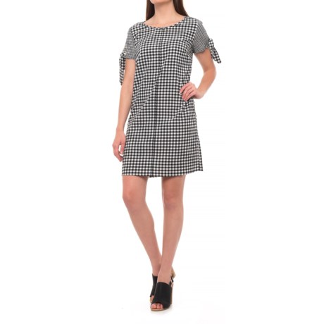 Sharagano Grace Gingham II Dress - Short Sleeve (For Women)