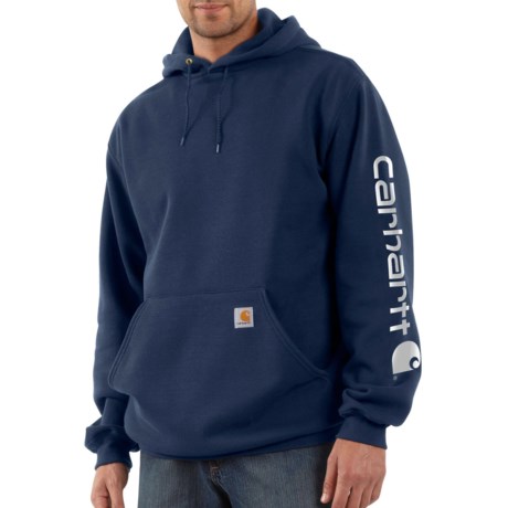 Carhartt K288  Signature Logo Sleeve Hoodie - Factory Seconds (For Big and Tall Men)