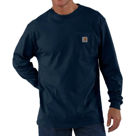 Carhartt K126 Workwear Pocket T-Shirt - Long Sleeve, Factory 2nds (For Men)