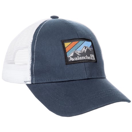 Avalanche Navy Woven Label Patch Uncle Trucker Hat (For Boys)