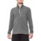 Hi-Tec Charcoal Midlayer Shirt - Zip Neck, Long Sleeve (For Men)