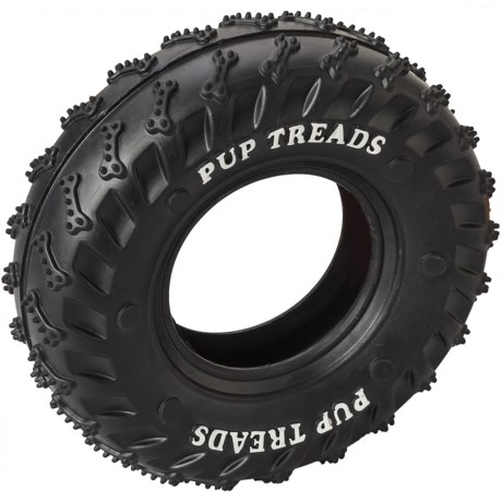 Ethical Pet Pup Treads Rubber Tire Dog Toy - 8”