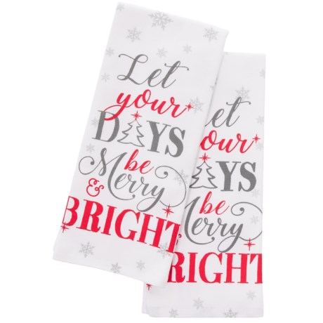 LaPatisserie Let Your Days Kitchen Towels - Set of 2, 18x28”