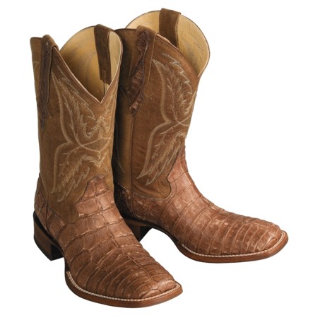 Double H Caiman Alligator Western Boots (For Men) 48824 - Save 40%