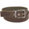 Bison Designs Leather-to-Webbing Belt - Reversible (For Men and Women)