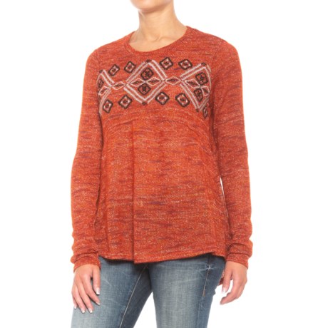 Roper Embroidered Sweater (For Women)