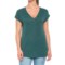 B Collection by Bobeau Janet Front Pleat Shirt - Short Sleeve (For Women)