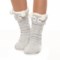 Jane and Bleecker Critter Sweater Knit Slipper Socks - Over the Calf (For Women)