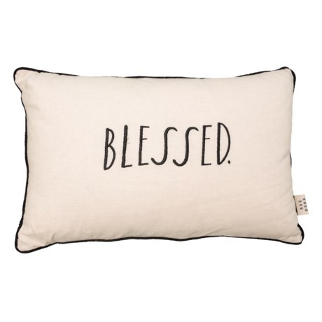 Rae Dunn “Blessed” Throw Pillow - 14x22”
