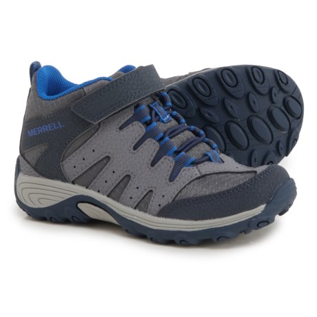 Merrell Boys Outback Mid Hiking Boots - Leather