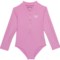 Reebok Toddler Girls Rash Guard Suit - UPF 50, Long Sleeve