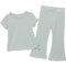Reebok Infant Girls Scrunch Shirt and Flared Pants Set - Short Sleeve