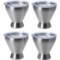 CAMBRIDGE SILVERMITHS Stainless Steel Insulated Cocktail Tumblers - 4-Pack