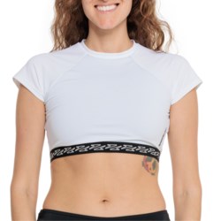 Speedo Crop Top Rash Guard - Short Sleeve