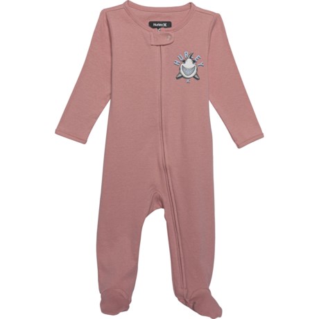 Hurley Infant Boys Footed Coveralls - Long Sleeve