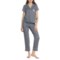 Life is Good® Butterfly Pocket Brushed Pajamas - Short Sleeve
