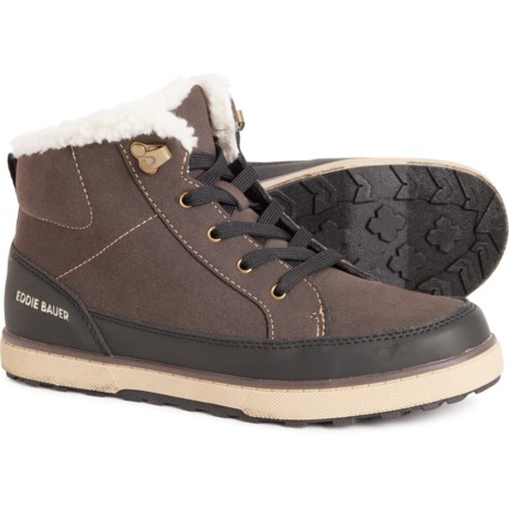 Eddie Bauer Boys Hiker Faux-Shearling Boots