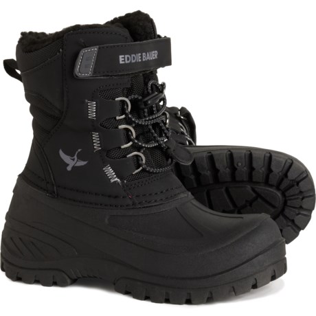 Eddie Bauer Boys Bruneau Pac Boots - Waterproof, Insulated