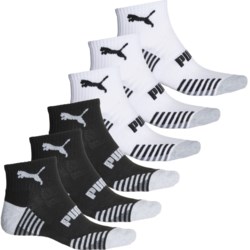 Puma Ultimate Training Terry Socks - 6-Pack, Quarter Crew (For Men)