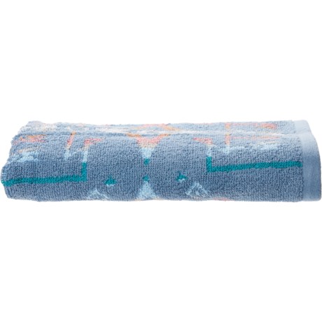 Desert Star Windy Ridge Combed Cotton Hand Towel - 550 gsm, 16x28”, Blue