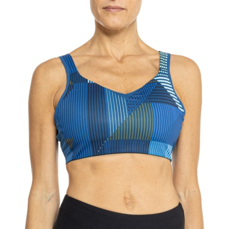 Brooks Motion Print Drive Convertible Running Sports Bra - High-Impact