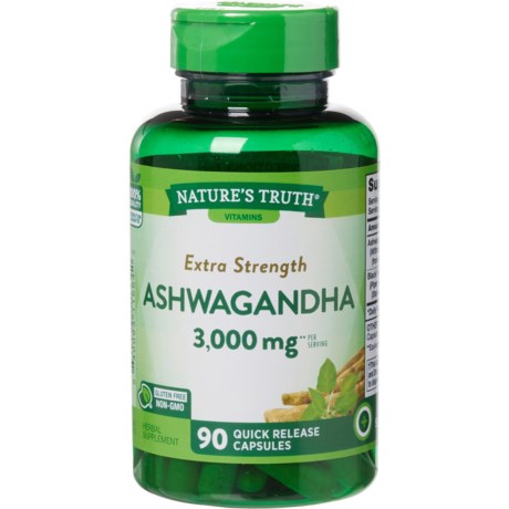 Nature's Truth Ashwagandha Vitamins - 90-Count