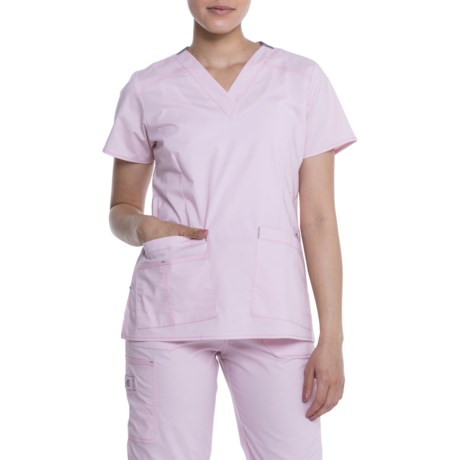 WonderWink WonderFLEX Verity V-Neck Scrub Top - Short Sleeve