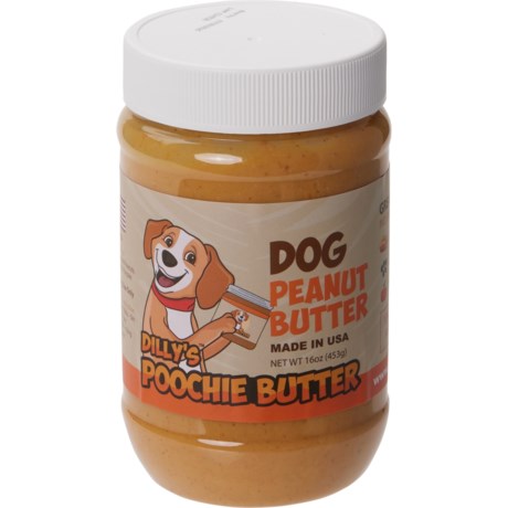 Dilly's Poochie Butter Dog Peanut Butter Jar - 16 oz.