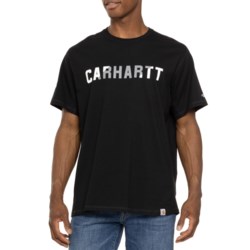 Carhartt 105203 Big and Tall Force® Relaxed Fit Midweight Block Logo Graphic T-Shirt - UPF 25+, Short Sleeve, Factory Seconds