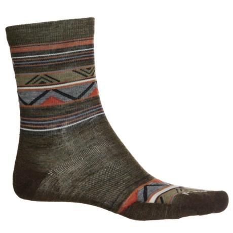 SmartWool Everyday Zero Cushion Zigzag Valley Socks - Merino Wool, Crew (For Men)