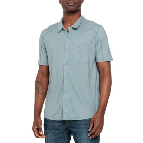 SmartWool Button Down Shirt - Merino Wool, Short Sleeve
