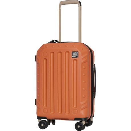 BritBag 22” Gannett Spinner Carry-On Suitcase - Hardside, Expandable, Rust