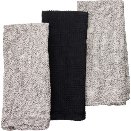 Working Kitchen Vintage Woven Kitchen Towels - 3-Pack, 18x28”
