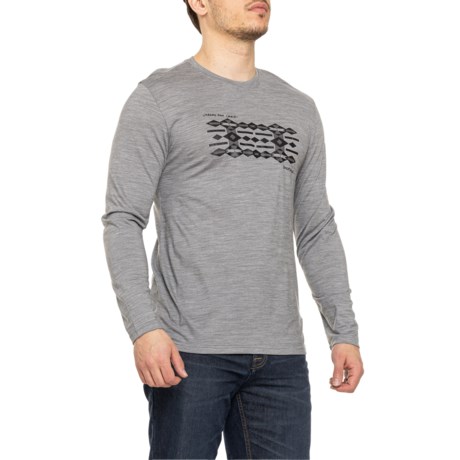 SmartWool Colliding Clouds Graphic T-Shirt - Merino Wool, Long Sleeve
