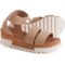 Cushionaire Stretchy Slingback Wedge Sandals (For Women)