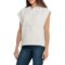 SmartWool Recycled Terry Hoodie - Zip Neck, Short Sleeve