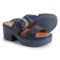 FitFlop Pilar Slide Platform Sandals - Leather (For Women)