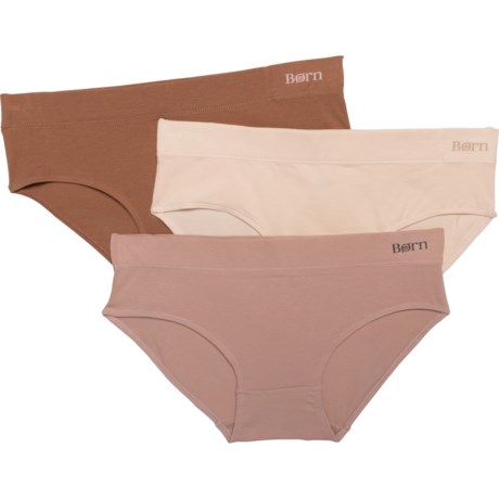 Born Stretch Cotton Panties - 3-Pack, Hipster