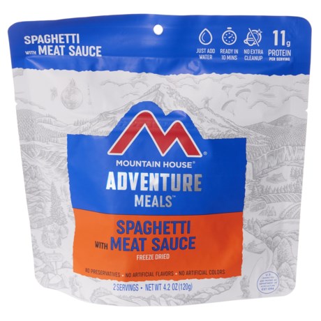 Mountain House Spaghetti with Meat Sauce Meal - 2 Servings