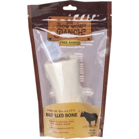 Bow Wow Ranch Bully Stuffed Dog Bone - 6”