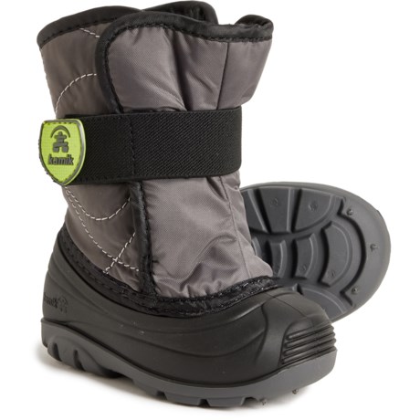 Kamik Little Boys Snowbug 3 Snow Boots - Waterproof, Insulated