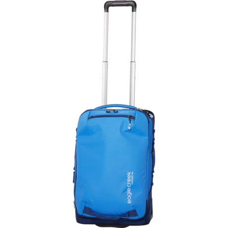 Eagle Creek 21.5” Expanse Convertible International Carry-On Rolling Suitcase - Softside, Aizome Blue