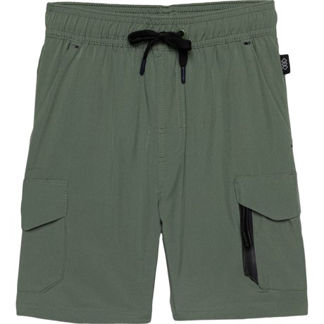 Leg3nd Big Boys Stretch Woven Cargo Shorts