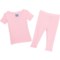KICKEE PANTS Infant Girls Supersoft Pajamas - Short Sleeve