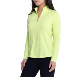 adidas Mesh Golf Shirt - UPF 50, Zip Neck, Long Sleeve