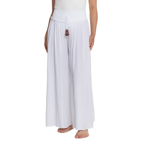 TRUE DESTINATIONS Challis Wide-Leg Pants