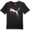 Puma Big Boys Tie-Dye Smash Pack Graphic T-Shirt - Short Sleeve